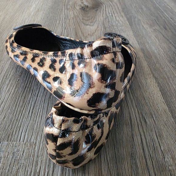 Tory Burch Women's Leopard Print Ballet Flats Size 9M - Picture 6 of 10